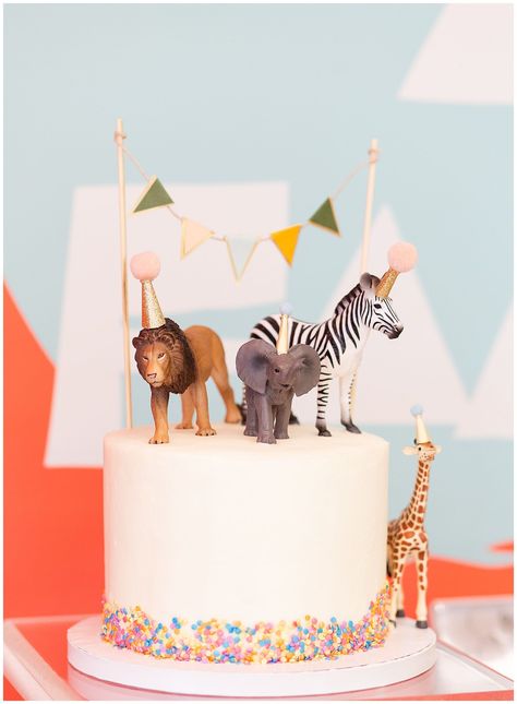 Raleigh birthday party venue party animal themed 2nd birthday photos party animal cake 2nd birthday cake Raleigh cake artist Alara & Zane Animal Cake 2nd Birthday, 2 Year Birthday Animals, Animal Party Hat Cake, Animal Themed Birthday Party Two, 2 Yo Birthday Cake, Birthday Cake Animal Theme, 2 Year Themed Birthday Party, Party Animal Cake Ideas, Two Year Old Zoo Birthday Party