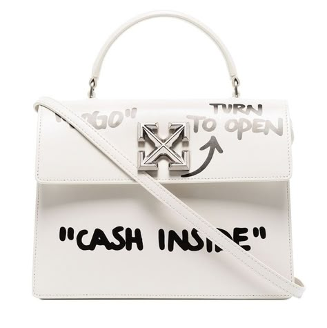 Off-White’s $1,300 "Cash Inside" Bag Invites People to Rob It Off White Bag, Holiday Clothes, Latest Bags, Inside Bag, Luxury Purses, Pretty Bags, Designer Shoulder Bags, White Brand, I Got It