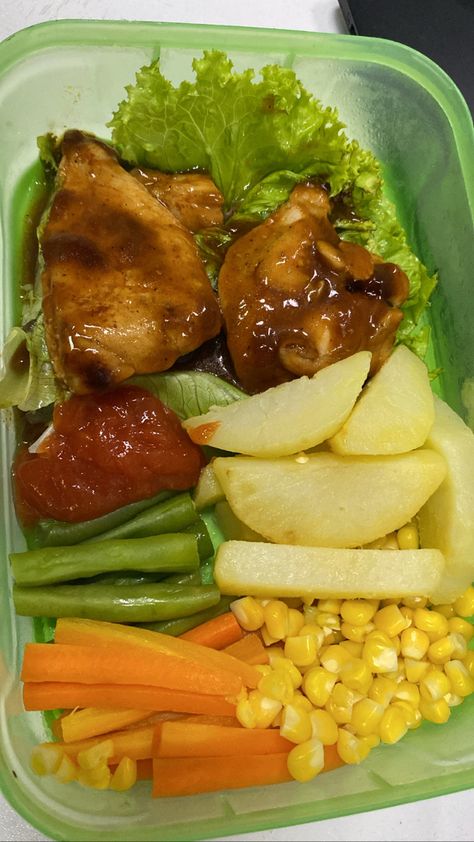 Sarapan Diet, Makanan Rendah Kalori, Healthy Eating Meal Plan, Diet Sehat, Healthy Lunch Snacks, Healthy Food Menu, Resep Diet, Chicken Steak, Makanan Diet