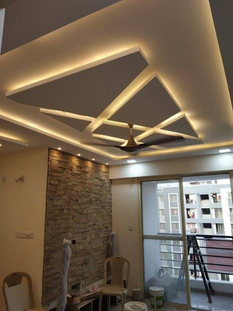 Top 40 Modern False Ceiling Design Ideas of 2020! - Engineering Discoveries Gypsum Ceiling Design, Luxury Ceiling Design, Simple Ceiling Design, New Ceiling Design, False Ceiling Living Room, Interior Ceiling Design, Pop False Ceiling Design, Pop Ceiling Design, House Ceiling Design