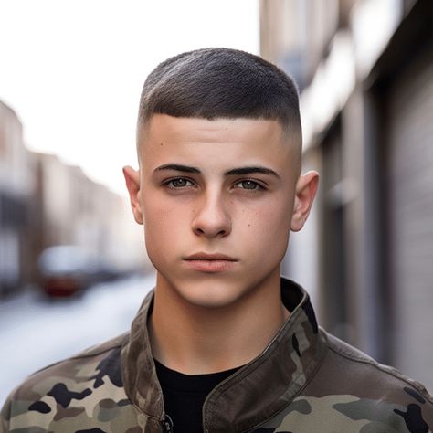 High and Tight Military Cut Military Cut, High Top Fade, Military Haircut, Kids Cuts, Boy Celebrities, Boy Face, Kids Hair Cuts, Mens Haircuts Fade, Teen Boy