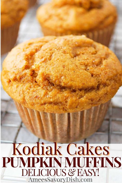 Pumpkin Chocolate Chip Kodiak Muffins, Pumpkin Waffles With Kodiak Cakes, Pound Dropper Pumpkin Muffins, Kodiak Cakes Breakfast, Pumpkin Pancakes With Kodiak Cakes, Pancake Mix Pumpkin Muffins, Trader Joes Pumpkin Pancake Mix Muffins, Healthy High Protein Pumpkin Muffins, Weight Watcher Pumpkin Cookies