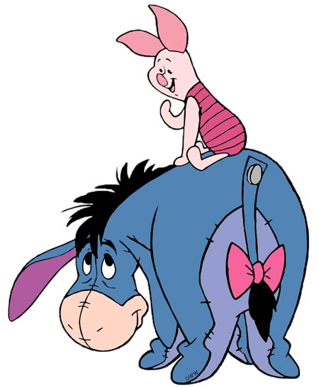 Eeyore Images, Piglet Tattoo, Eeyore Tattoo, Winnie Poo, Eeyore Quotes, Eeyore Pictures, Piglet Eeyore, Inkscape Tutorials, Pooh Pictures