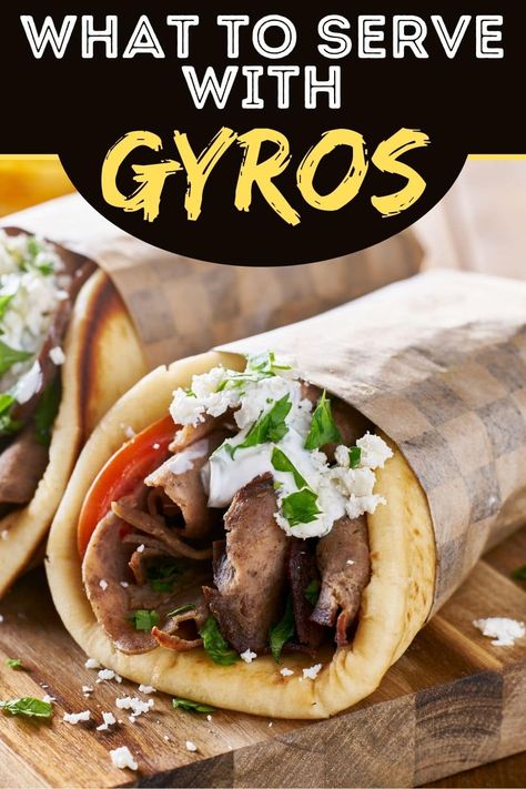 What To Serve With Gyros Dinners, Chicken Gyros Side Dish, Gyro Dinner Sides, Side Dishes For Gyros, Gyros Side Dish, Sides To Go With Gyros, Side For Gyros, Sides With Gyros, Side Dish For Gyros