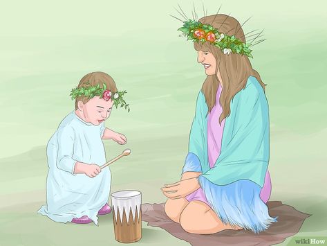 How to Be a Bohemian Mother (with Pictures) - wikiHow Bohemian Mom Style, Hippie Mom Aesthetic, Boho Mom Style, Hippie Mama, Hippie Women, Boho Mom, Hippie Mom, Living Sustainably, Herbal Remedies Recipes