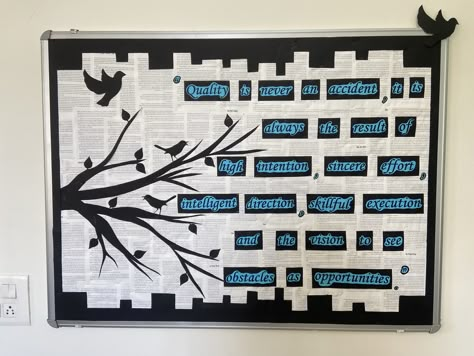 Soft Board Decoration Ideas For School Classroom Decor, Newspaper Bulletin Board, Welcome School Board, Installations Ideas, Notice Board Decoration Ideas, Welcome Board Ideas, Notice Board Decoration, Student Teaching Gifts, Soft Board Decoration