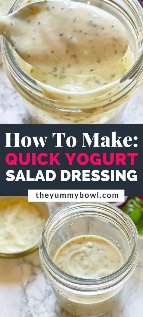 Make easy and quick 5 minute Greek Yogurt Herb Dressing for salads, roasted vegetables, sandwiches and many more other dishes. The taste of this Creamy Dressing is so luxurious that you’ll love adding it to many of your recipes as it instantly brightens any dish. Greek Yogurt Dressing Recipes, Greek Yogurt Salad, Yogurt Salad Dressing, Herb Dressing Recipe, Greek Yogurt Salad Dressing, Yogurt Salad, Herb Dressing, Greek Yogurt Dressing, Homemade Greek Yogurt