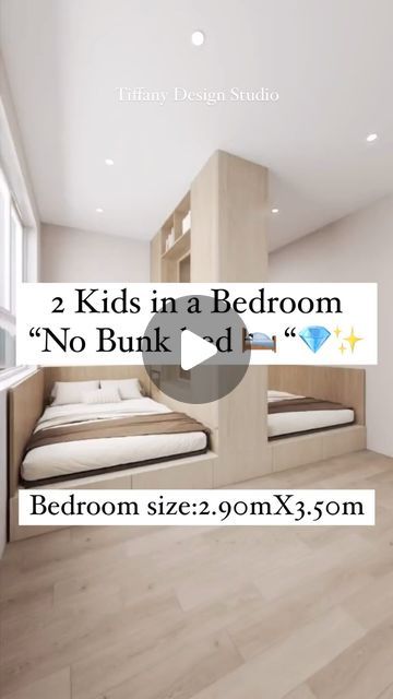 Alternative Bunk Bed Ideas, Kids Low Bunk Beds, Twin And Queen Bed In Same Room, Bed In Wall Built Ins, Sisters Room Ideas Shared Bedrooms Bunk Beds, Multiple Beds In One Room Small Spaces, Bunkbed Bedroom Ideas Small Room, Twin Bed Reading Nook, Corner Bunk Bed Ideas