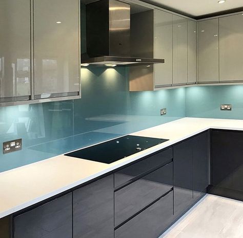 Arctic Breeze Kitchen Splashback Designs, Kitchen Splashback Ideas, Acrylic Splashbacks, Bathroom Splashback, Splashback Ideas, Jordan Room Ideas, Glass Splashbacks, Laundry Bathroom, Kitchen Installation