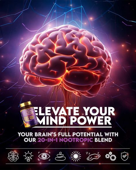 Unlock your brain's potential with AJS Alpha GPC Nootropic Brain Supplement! 🧠 #BrainPower #Nootropics 🌟 Peace And Conflict Studies, Brain Supplements, Mind Power, Brain Power, Full Potential, Brain, Mindfulness