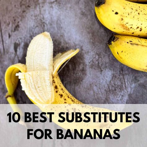 Top 10 Best Substitutes for Bananas in Cooking and Baking - Whiskful Cooking Banana Pudding Poke Cake, Easy Banana Pudding, Butternut Squash Puree, Vegan Baking Recipes, Banana Oatmeal Cookies, Sour Cream Recipes, Easy Banana Bread Recipe, Poke Cake Recipes, Baking Muffins