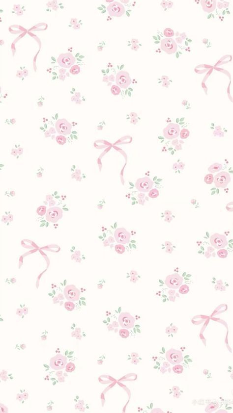 Fabric Designs Ideas, Pink Flowers Wallpaper Simple, Pink Floral Lockscreen, Cute Wallpapers With Flowers, Cute Floral Designs, Background Floral Design, Pink Love Shack Fancy Wallpaper, Cute Pastel Patterns, Pink Feminine Aesthetic Wallpaper