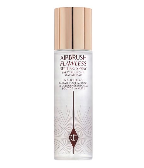 Charlotte Tilbury Airbrush Flawless, Alat Makeup, Expensive Makeup, Makeup List, Makeup Needs, Makeup Items, Birthday Wishlist, Makeup Essentials, Setting Spray