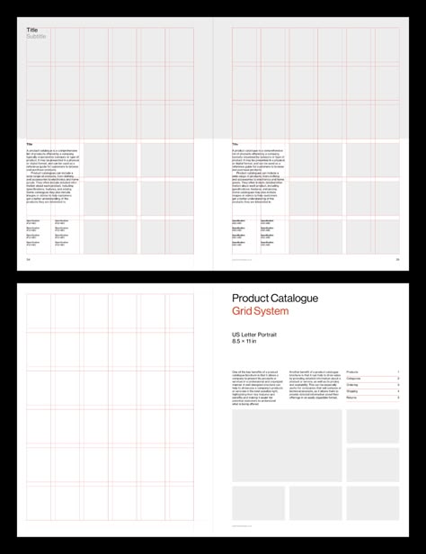 Catalogue grid system for indesign. Grid visible in image Jewellery Catalogue Design, Creative Catalogue Design, Art Catalogue Design, Modern Layout Design, Grid Design Layout, Catalog Design Inspiration, Jewellery Catalogue, Catalog Design Layout, Art Catalogue