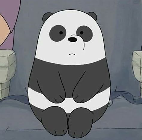 Panda We Bare Bears, We Bare Bears Panda, Panda Aesthetic, Panda Emoji, Panda Icon, We Bear Bears, We Bare Bear, Bear Bears, Ice Bear