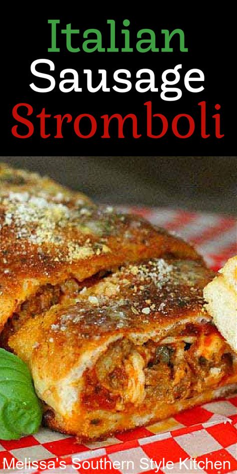 Sausage Stromboli Recipe, Sausage Stromboli, Stromboli Italian, Parmesan Shortbread, Cheese Varieties, Easy Stromboli, Stromboli Recipes, Stromboli Recipe Easy, Homemade Stromboli