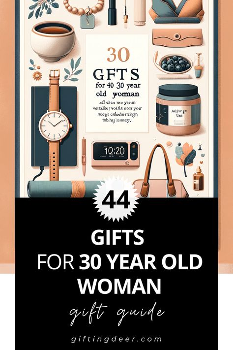 Celebrate the fabulous thirties with our curated guide of 44 Best Gifts For Women in Their 30s. Tailored for the dynamic, modern woman, our selection ranges from chic home decor and wellness essentials to career-boosting gadgets and luxury fashion items. Whether she's a trendsetter, a career woman, a creative soul, or all of the above, these gifts are designed to delight and inspire. 🌟 Make her thirties unforgettable with thoughtful, stylish, and empowering gifts! Gifts For Late 20s, Gifts For 33 Year Old Women, Birthday Gift 30 Woman, Gifts For Ladies Woman, 28th Birthday Gift Ideas For Women, Best Gifts For 30 Year Old Women, Birthday Gifts For 30 Year Old Women, Luxury Gift Ideas For Women, Gift For 30 Year Old Woman