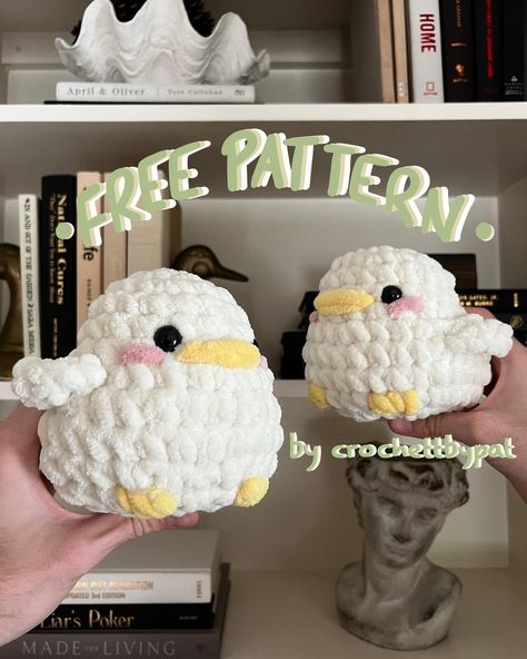 Exciting News! 🎉 I'm over the moon to announce the release of my FREE crochet duck pattern! 🦆💕 I'm absolutely thrilled to share it with all of you! 😍🧶I want to extend my heartfelt gratitude to all my amazing testers who've been with me on this journey. Your invaluable help and unwavering support made this possible! 🙏🌟 #Thankful #Grateful #CrochetDuckPattern #PatternRelease #CrochetCommunity Don't forget to tag me in your adorable creations. I can't wait to see all the Cute Crochet Things, Cute Crochet Ideas, Easy Crochet Animals, Crochet Market, Confection Au Crochet, Crochet Plushie, Crochet Plushies, Things To Crochet, Quick Crochet Patterns