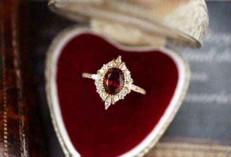 https://www.thebeautyreel.com Find many great new & used options and get the best deals for 2.50Ct Oval Cut Lab-Created Garnet Women Engagement Ring 14K Yellow Gold Finish at the best online prices at eBay! Free delivery for many products! Ruby Engagement Ring Gold, Ruby Ring Designs, Ruby Engagement Ring Vintage, Silver Ruby Ring, Ruby Ring Vintage, Ruby Wedding Rings, Gothic Engagement Ring, Victorian Engagement Rings, Garnet Engagement Ring