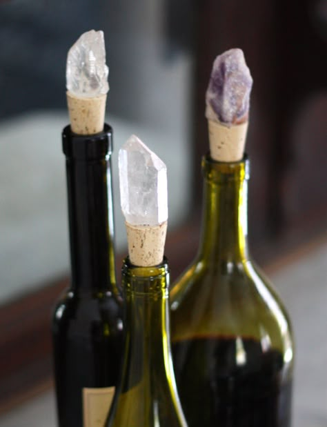 DIY Crystal Wine Stoppers | eHow Wine Stopper Diy, Diy Gifts Cheap, Spa Day Gifts, Homemade Spa, Diy Gifts To Make, Diy Gifts For Mom, Creative Wall Art, Creative Diy Gifts, Mom Diy