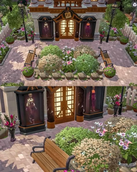 Sitting Garden, Disney Dreamvalley, Old Animal Crossing, Dream Light Valley Ideas, Dreamlight Valley Design Ideas, Dreamlight Valley Design, Disney House Ideas, Dreamland Ideas, Disney Dream Light Valley