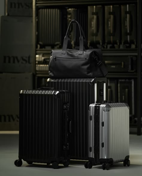 A bag for every journey, seamlessly pairing with any travel gear.   #MVSTSelect #Mvst #Trek #Suitcase #Bag Luggage Packing Aesthetic, Travel Luggage Aesthetic, Travel Suitcase Aesthetic, Big Luggage, Suitcase Aesthetic, Big Suitcase, Luggage Aesthetic, Goal Vision Board, Mens Suitcase