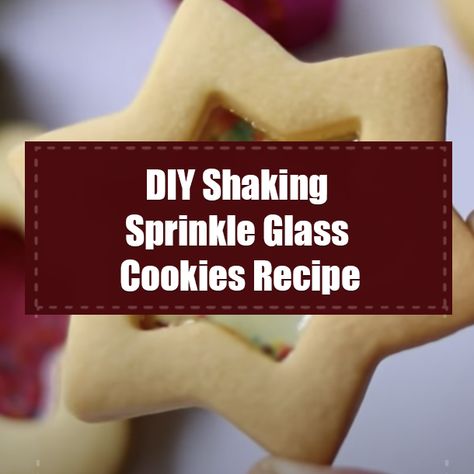 DIY Shaking Sprinkle Glass Cookies Recipe cookies dessert diy recipe recipes christmas christmas cookies videos christmas dessert recipes christmas diy recipes food and recipes christmas recipes to make christmas recipes to make at home christmas butter cookies christmas recipes 2022 christmas recipes for 2022 Glass Cookies Recipe, Christmas Cookies Videos, Diy Recipes Food, Cookies Christmas Recipes, Christmas Butter Cookies, Dessert Recipes Christmas, Butter Cookies Christmas, Christmas Butter, Cookies Videos