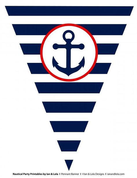 Free Nautical Party Printables from Ian & Lola Designs | Catch My Party Nautical Party Printables, Nautical Banner, Sailor Party, Nautical Classroom, Sailor Theme, Nautical Birthday Party, Babyshower Party, Nautical Themed Party, Nautical Birthday