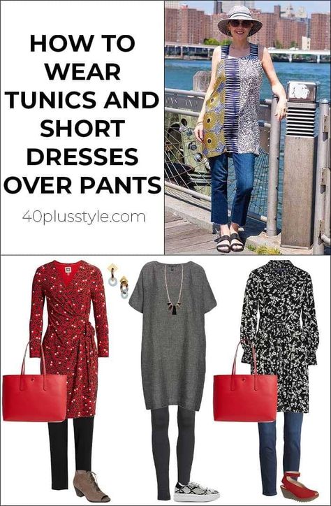 Dress Over Jeans Outfit, Dresses With Pants, Dresses Over Pants, Dress Over Jeans, Dress Over Pants, Stylish Outfits For Women Over 50, Cute Dresses For Party, Fun Clothing, Dresses Casual Winter