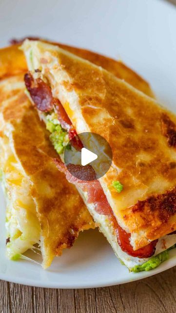 Natasha Kravchuk on Instagram: "The Viral TikTok Tortilla Wrap (It's Amazing!) RECIPE: https://natashaskitchen.com/tortilla-breakfast-wrap/" Recipes Using Tortillas, Tiktok Tortilla Wrap, Bacon Quesadilla, Breakfast Tortillas, Tortilla Breakfast, Breakfast Wraps Recipes, Recipe Using Tortillas, Recipe With Avocado, Cheesy Quesadilla