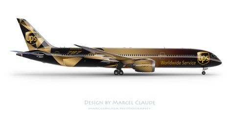 My own Livery design for UPS a/c Airplane Livery Design, Boeing 787 9 Dreamliner, Livery Design, Document Sign, Boeing 787, Airlines, Ups, Digital Design, Design Art