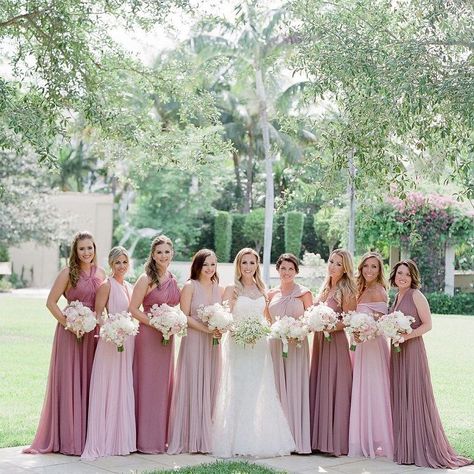 shades of pink for a wedding,pink bridesmaid dresses,blush pink color dress,blush pink dress,pink wedding color combinations,blush pink bridesmaid dresses,different shades of pink bridesmaid dresses #wedding #pinkbridesmaiddresses #blushbridesmaid Bridesmaid Dresses For Beach Wedding, Shades Of Pink Bridesmaid Dresses, Bridesmaid Dress Shades, Dresses For Beach Wedding, Mauve Bridesmaid Dresses, Dresses For Beach, Mauve Bridesmaid, Mauve Bridesmaid Dress, Blush Pink Bridesmaids