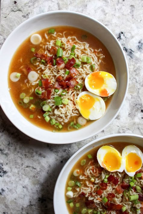 Healthy Ramen Recipes, Diy Ramen, Healthy Ramen, Homemade Ramen, Ramen Noodle Soup, Ramen Noodle Recipes, Ramen Soup, Ramen Recipes, Ramen Noodle