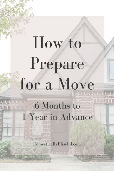 5 tips to help you prepare for a move 6 months to 1 year in advance. Moving Preparation, Moving Timeline, Moving Trucks, Moving House Tips, Moving Hacks Packing, Moving Hacks, Organizing For A Move, Moving Ideas, Planning A Move