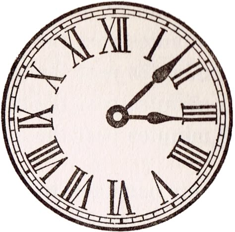 Free Printable Antique Clock Face Graphics from School Book - from KnickofTime.net Roman Numeral Clock Face, Clock Face Printable, Farmhouse Wall Clocks, Pyrography Patterns, Roman Numeral Clock, Old Clock, Clock Faces, Clock Tattoo, Old Clocks