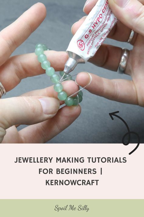 If you’re a jewellery making beginner, you’ll find advice on getting started with tools, your workspace and easy jewellery making projects too Jewellery Making Tutorials, Jewelry Making For Beginners, Free Jewelry Making Projects, Making Jewelry For Beginners, Wire Projects, Jewelry Making Instructions, Free Jewellery Making Tutorials, Silversmithing Jewelry, Jump Ring Jewelry