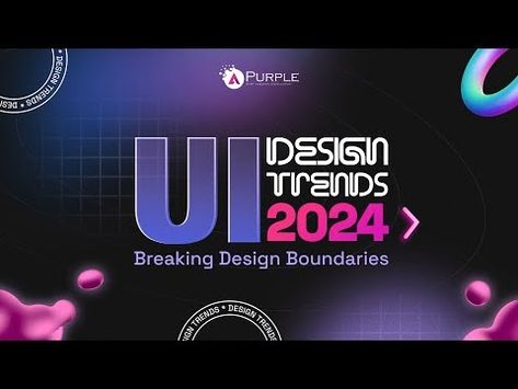 Design Trends in 2024 | UI/UX Design | Mobile App Design l Web Design - YouTube Ui Design Trends 2024, Mobile Ui Design Trends, Desing App, Ux Design Mobile App, Ui Ux Trends, Ui Ux Design Trends, App Design Trends, Ux Design Trends, Ux Design Mobile