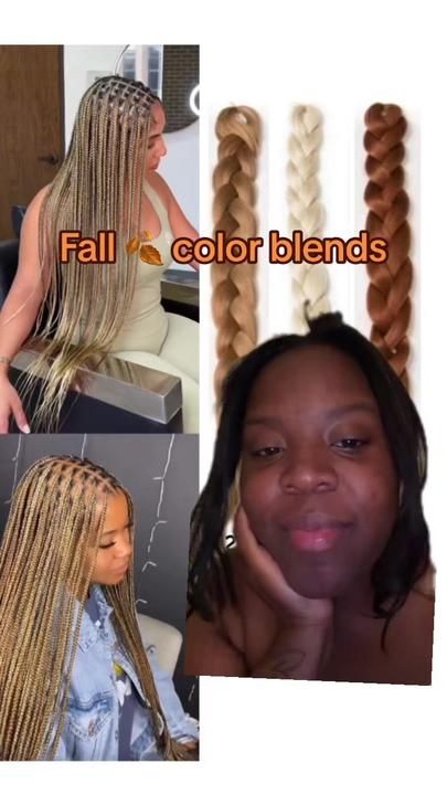 Mixing Hair Color, Tik Tok Hair, Box Braid Ideas, Best Braid Styles, Braiding Hair Colors, Braids Color, Cornrows Natural Hair, Braids Styling, Luxe Aesthetic