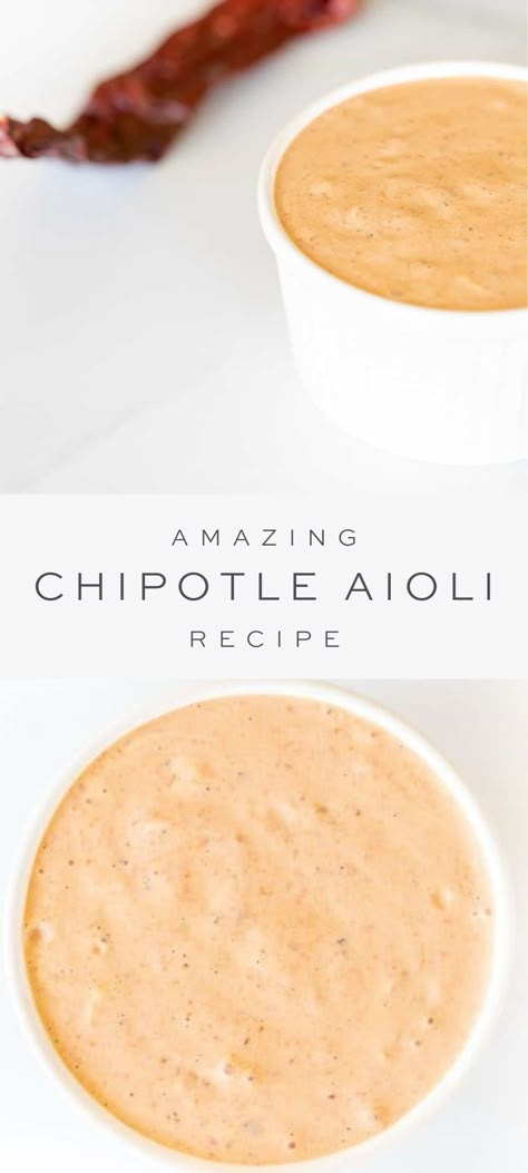 Chili Aoli Recipe, Easy Chipotle Mayo, How To Make Chipotle Mayo, Chili Aioli Recipe, Aoili Recipe Easy, Aioli Recipe Easy Mayo, Chipotle Aoli Recipe, Burger Aioli, Chipotle Aioli Recipe