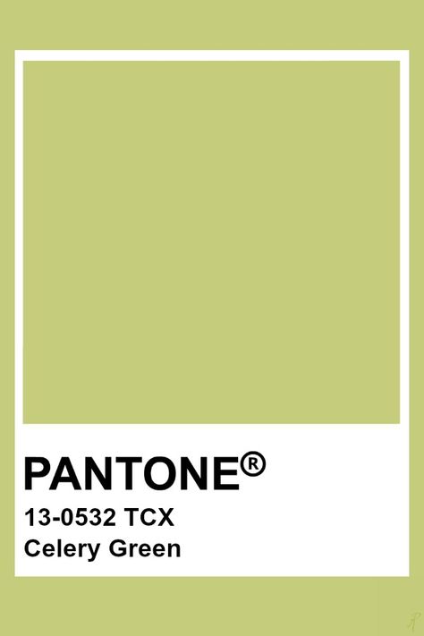 Pantone Celery Green Celery Green Color Palette, Celery Green Paint Colors, Green Color Swatch, Pantone Color Swatches, Media Room Paint Colors, Mint Green Bathrooms, Pantone Green, Green Pantone, Pantone Tcx