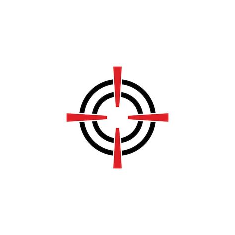 Shooting target logo vector icon | Premium Vector #Freepik #vector #gun-target #sniper-logo #crosshair #sniper Target Logo Design, Shooting Target, Target Logo, Sister Bear, Shooting Targets, Bear Shirt, Psd Icon, Vector Photo, Target