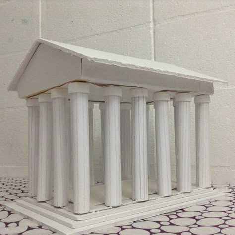 6th grade project parthenon Parthenon Craft, Ancient Greece Art Projects, Parthenon Architecture, Colosseum Model, Ancient Greece Projects, Ancient Greece For Kids, Ancient Rome Projects, Ancient Greece Art, Diy Architecture