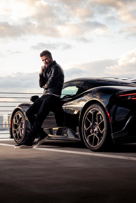 David Beckham Cars, Car Model Poses, Men Cars Photography, Photoshoot Car, Car Pose, Car Shoot, Classic Car Photoshoot, Male Portrait Poses, Men Fashion Photoshoot