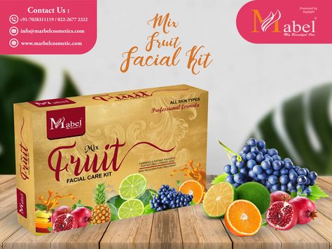 Mabel Mix Fruit Facial Kit  #Mabel #Dailycare #mixfruitfacialkit #Facial #Mybeautifulone #Beautyproducts #care #Mybeautifulone #Glow  Benefits of Mabel mix fruit facial kit  Mix fruit facial helps you to improve your skin naturally & makes softer & smoother skin. Reduce the effects environmental stressors & makes glowing skin. Fruit Facial, Mix Fruit, Facial Kit, Mixed Fruit, Smoother Skin, Facial Care, Glowing Skin, Skin Types, Improve Yourself