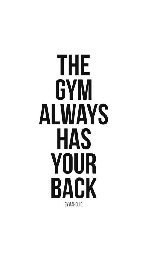 The gym always has your back Gym Support Quotes, Back Gains Quotes, Flex Quotes Funny, Gains Quotes Fitness, Gym Time Quotes, Workout Affirmations, Kickboxing Quotes, Gym Captions, Gym Posts