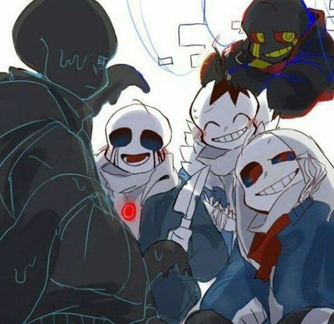 Bad Sanses (what i am doing to my life?) Bad Guy Sanses, Bad Guys Sans, Sans E Frisk, Bad Sanses, God Of Destruction, Horror Sans, Nightmare Sans, Undertale Pictures, Error Sans