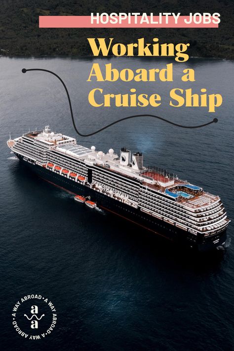 Want to find a cruise ship job and travel the world while working in hospitality? Find out how to get hired to work on a cruise ship and what it's like to work and travel. Work On A Cruise Ship, Cruise Ship Jobs, Yacht Stewardess, Working On A Cruise Ship, Ship Life, Job Abroad, Jobs Abroad, Cruise Europe, Travel Jobs