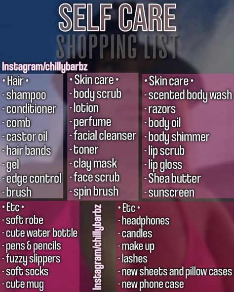 Self Care Shopping List, Self Care Shopping, Pampering Routine, Glow Ups, Teen Advice, Social Life Hacks, Good Skin Tips, Hygiene Tips, Body Hygiene