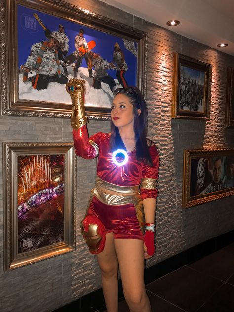 Iron Man Woman Costume, Iron Man Halloween Costume For Women, Iron Man Womens Costume, Womens Iron Man Costume, Iron Man Costume For Women, Marvel Halloween Costumes Women, Iron Man Girl, Iron Man Halloween Costume, Dress Up Themes