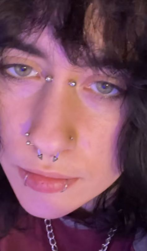 Full Face Piercings, Snake Bites Piercing, Cute Nose Piercings, Cute Nose, The Best Tattoos, Face Piercings, Cool Piercings, Nose Piercings, Piercing Inspo